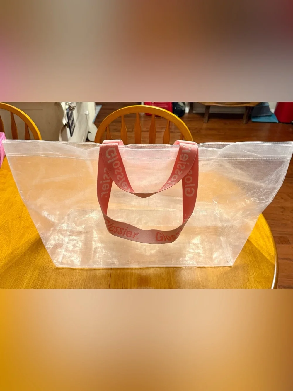 New, Glossier Errand Tote Bag, Pink Capsule Collection, Limited Edition